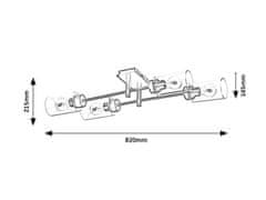 Rabalux  PRUDENCE stropní svítidlo 2672