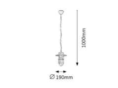 Rabalux  PAVIA venkovní závěsné svítidlo 8070