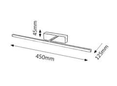 Rabalux  PICTURE SLIM LED osvětlení obrazů 3909