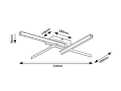 Rabalux  REMIEL LED stropní svítidlo 71145