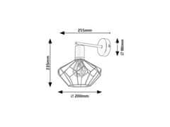 Rabalux  FRANI nástěnné svítidlo 71064