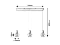 Rabalux  FRANI závěsné svítidlo 72242