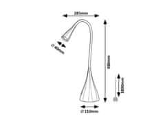 Rabalux  JEFF2 LED stolní lampa 74204