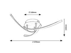 Rabalux  TATJANA LED stropní svítidlo 3144