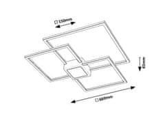 Rabalux  THABITA LED stropní svítidlo 6868