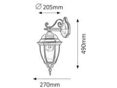 Rabalux  TORONTO venkovní nástěnné svítidlo 8381