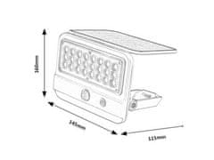 Rabalux  FLAXTON LED solarní lampa 77090