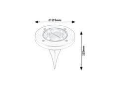 Rabalux  DANNET LED solarní lampa 7975