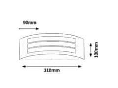 Rabalux  ROMA venkovní nástěnné svítidlo 8776