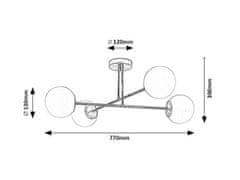 Rabalux  KIARA stropní svítidlo 71082
