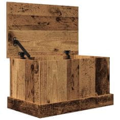 Vidaxl Úložný box old wood 30 x 50 x 28 cm kompozitní dřevo