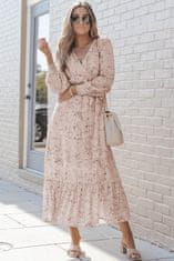 OMG! Dámské maxi šaty Arethishae leopard L