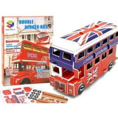 JOKOMISIADA 3D Puzzle – Patrový londýnský autobus