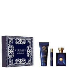 Versace Pour Homme Dylan Blue - EDT 100 ml + sprchový gel 150 ml + EDT 10 ml