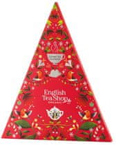 English Tea Shop Adventní kalendář Červený trojúhelník 25 pyramidek BIO