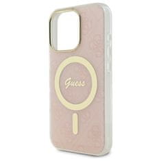 Guess Originální kryt GUESS IML 4G Magsafe GUHMP16XH4STP for Apple iPhone 16 Pro Max , barva růžová