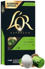 L'Or Espresso Lungo Elegante 10 hliníkových kapslí kompatibilních s kávovary Nespresso®*