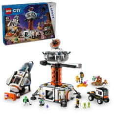 Lean-toys Stavebnice Lego City Vesmírná Stanice 1422 Dílků 60434