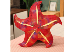 shumee Maskot Plyšový Starfish Red Polštář 20 cm