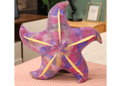 shumee Maskot Plyšový polštář Starfish Purple Polštář 20 cm