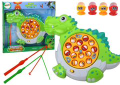 shumee Rybářská arkádová hra Green Dinosaur Board