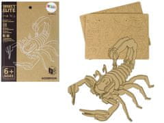 shumee Dřevěné 3D puzzle Scorpion vzdělávací sestava 35 kusů