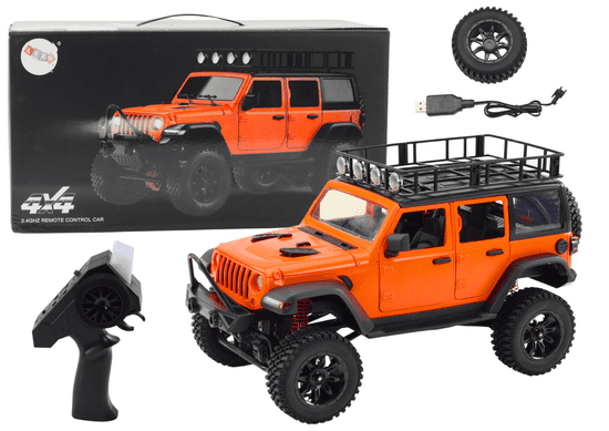 shumee Dálkově ovládané RC terénní auto 2.4G 4x4 Drive Orange