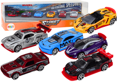 shumee Sada pružin 1:64 Sports Cars Metal Vehicles Mix 6 kusů.