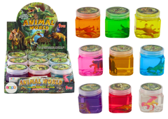 shumee Glutek Slime v krabičce Figurky dinosaurů 150 g 9 barev