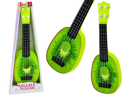 shumee Ukulele pro děti mini kytara 4 struny Kiwi Fruit Green 15"