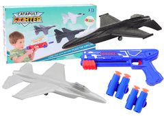 shumee 2v1 Dart Gun Letadlo Launcher Blue