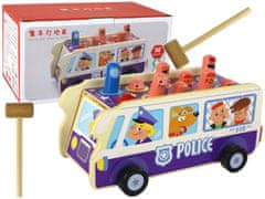 shumee Dřevěná arkádová hra Dodgeball Police Bus