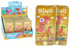 Lean-toys Vodní Dovednostní Hra Konzole Telefon Dinosaurus Žlutá