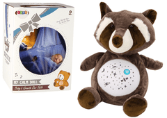 shumee Teddy Bear Sleep Lights Sounds Night and Day Mode Raccoon