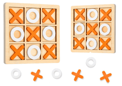 shumee Hra Tic-Tac-Toe Strategická dřevěná logika