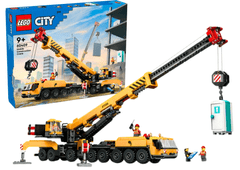 Lean-toys Stavebnice Lego City Žlutý Pohyblivý Jeřáb 1116 El. 60409