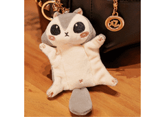 shumee Plyšový maskot Dwarf Lotopałanka Grey Keychain 10 cm