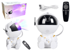 shumee Projektor astronaut s LED Star USB dálkovým ovladačem