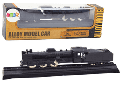 shumee Sběratelský model vlakové vagónky Lokomotiva 1:48 Metal Black