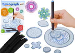 Lean-toys Vzdělávací Sada Spirograf Fixy 27 Prvků