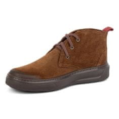 Kožené boty Chukka KAMPOL Sw brown velikost 45