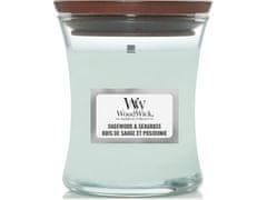 Woodwick střední svíčka Sagewood & Seagrass 275 g