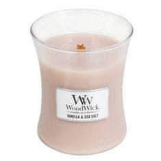 Woodwick střední svíčka Vanilla & Sea Salt 275 g