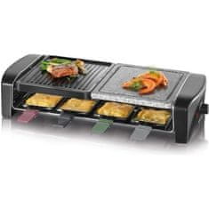 shumee SEVERIN RG9645 Raclette gril pro 8 osob - černý