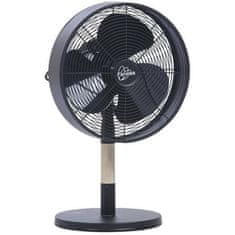 shumee Stolní ventilátor - FLORIDA - 30 cm dřevo a kov - 35 palců