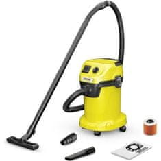 shumee Vysavač na mokré a suché vysávání KARCHER WD 3 P V-19/4/20 - 19L polypropylenová nádrž - 1000W (přenosná zásuvka)