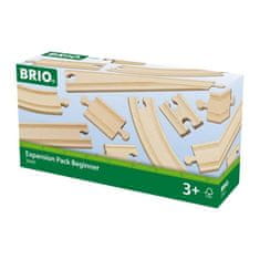 shumee BRIO World – 33401 – Evolution Rookie Box – 11 kolejniček – Dřevěná hračka