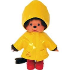 shumee BANDAI Monchhichi - Ikonická pláštěnka 20 cm - Žlutá