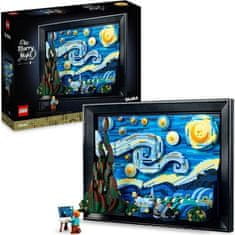 shumee LEGO Ideas 21333 Vincent Van Gogh - Obraz na plátně Hvězdná noc