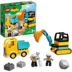 shumee LEGO DUPLO Stavebnice 10931 Náklaďák a bagr